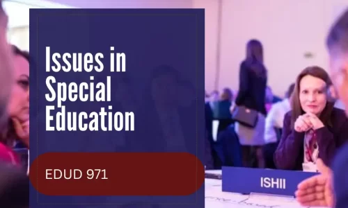 EDUD 971 – Issues in Special Education