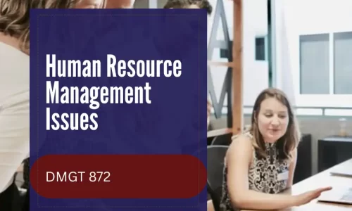 DMGT 872 – Human Resource Management Issues