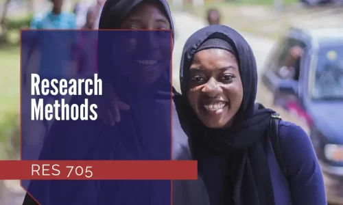 RES 705 – Research Methods