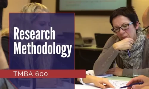 TMBA 600: Research Methodology