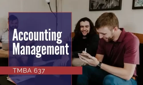TMBA – 637 – Accounting Management